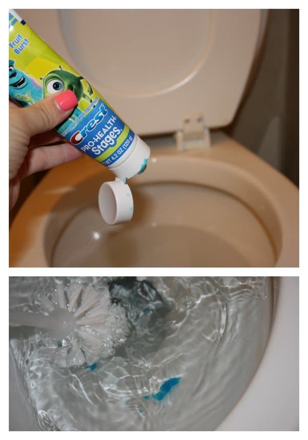 Clean your toilet bowl.
