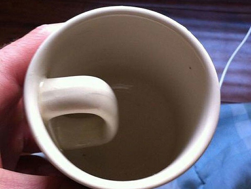 The guy who made this mug was not a coffee drinker!