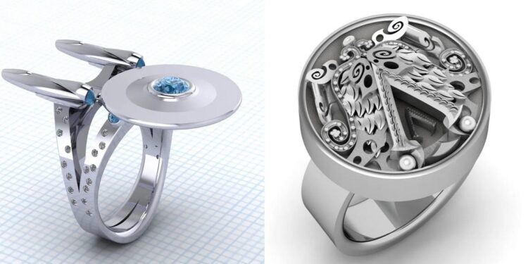 Gloriously Geeky Wedding Rings For Committed Nerds