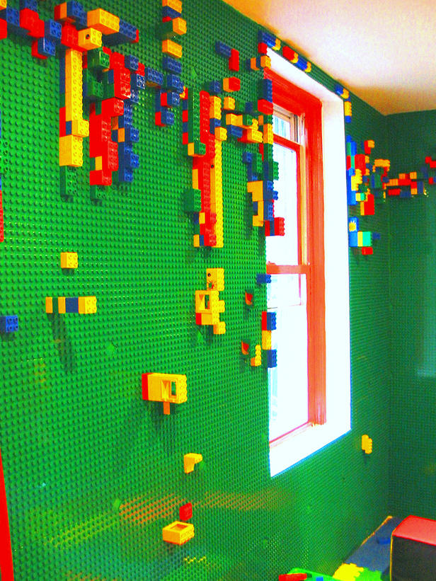 A LEGO Wall.