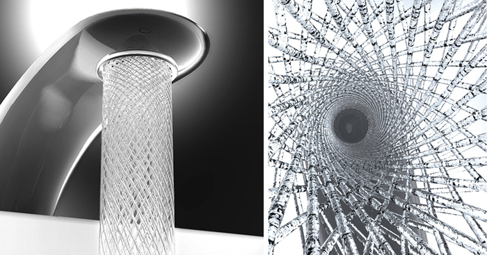 Student’s Faucet Design Saves Water By Swirling It Into Beautiful Patterns