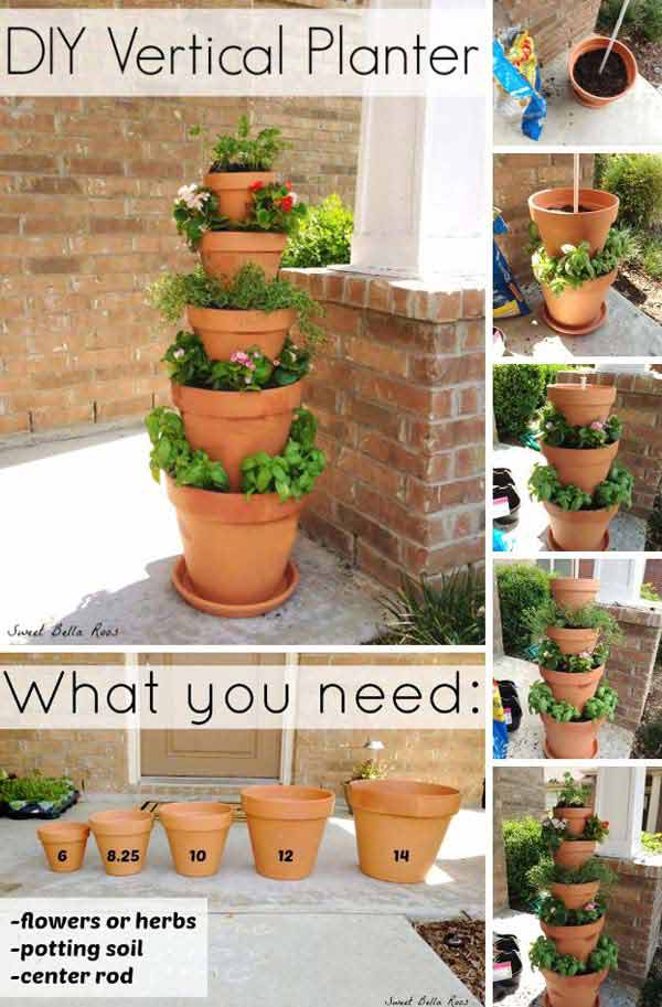 25+ Budget-Friendly and Fun Garden Projects Made with Clay Pots