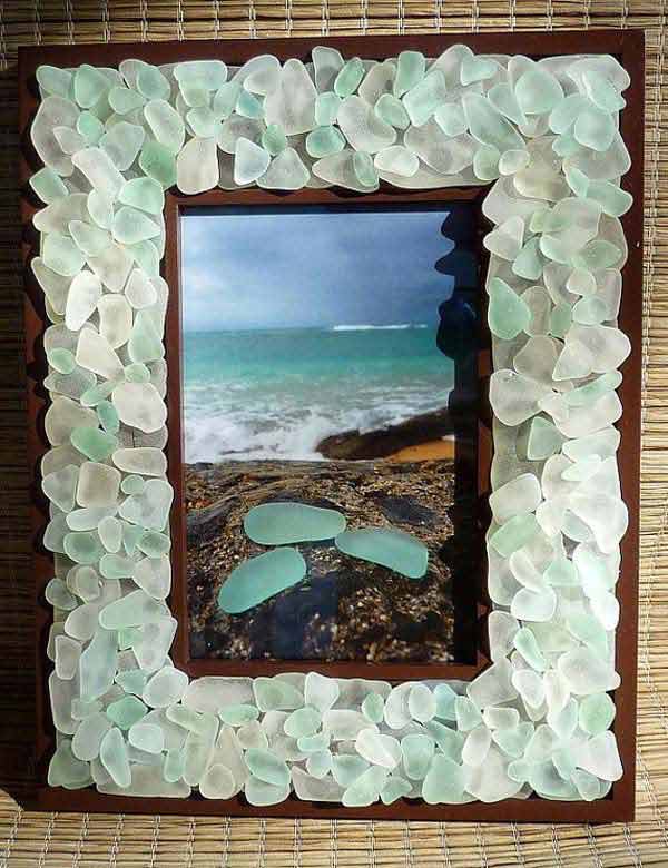 Sea Glass Frame: