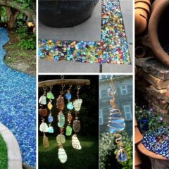 20+ Cute DIY Home Decor Ideas With Colored Glass and Sea Glass