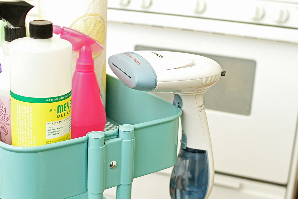 Add A Steamer To Your Cleaning Caddy