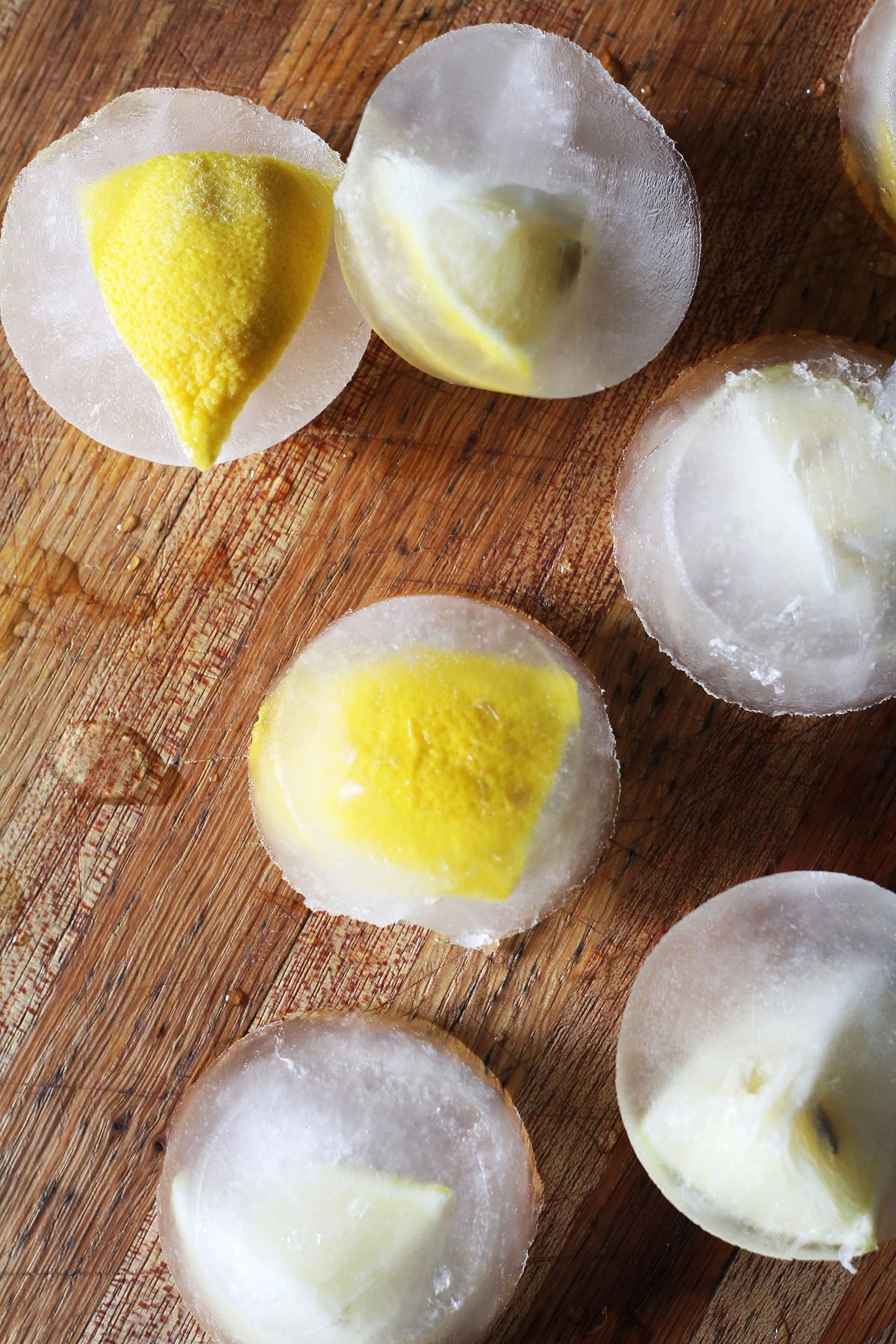 Clean Your Disposal With Vinegar And Lemon Ice Cubes