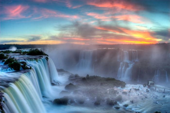 Iguazu Falls (Border Between Argentina - Brazil)