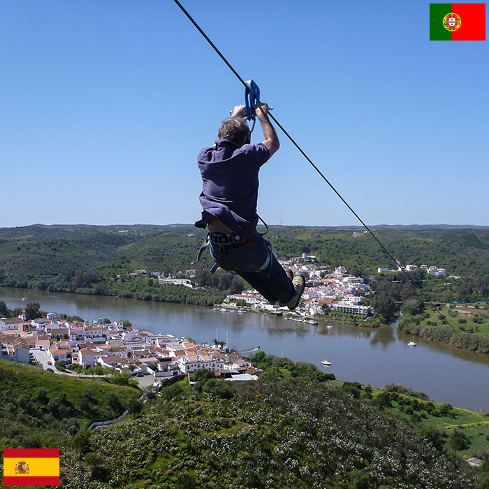 Zipline Connects Spain And Portugal