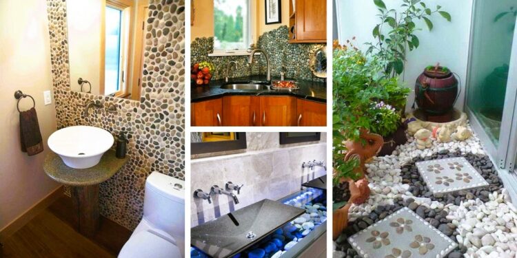 Amazing Ideas Adding River Rocks To Your Home Design