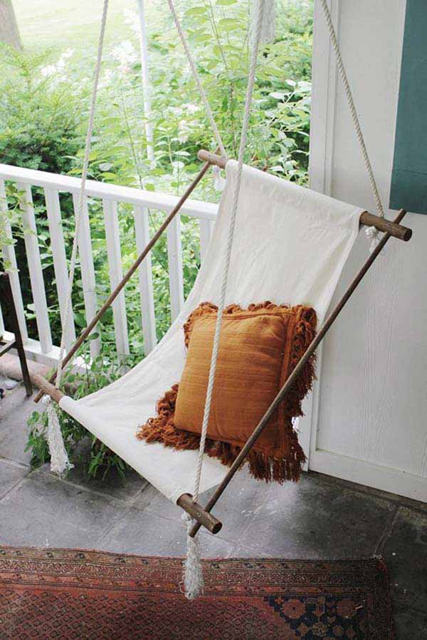 A DIY Hanging Lounge Chair