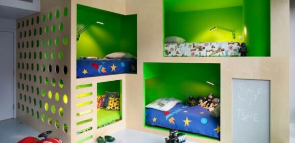 25+ Attractive Green Kids Room Designs