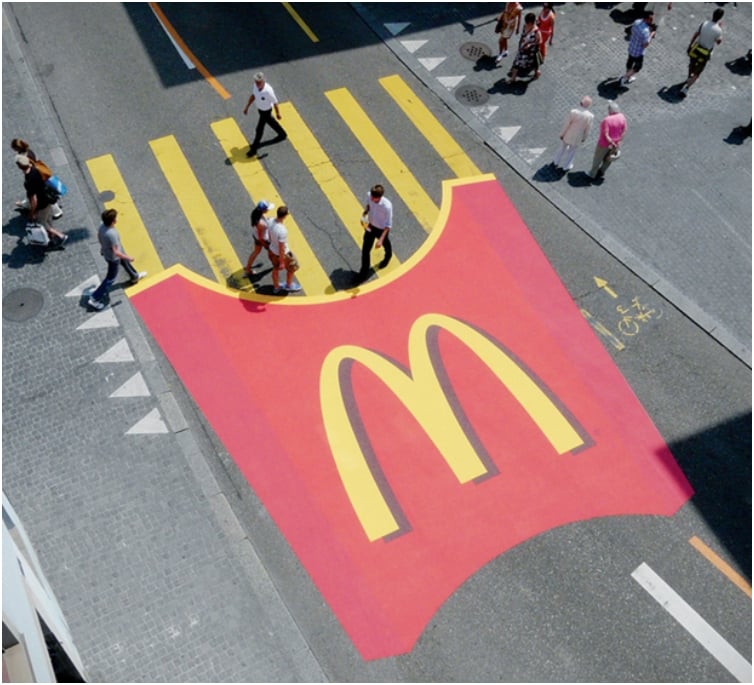 McDonald’s Crosswalk Ads In Switzerland