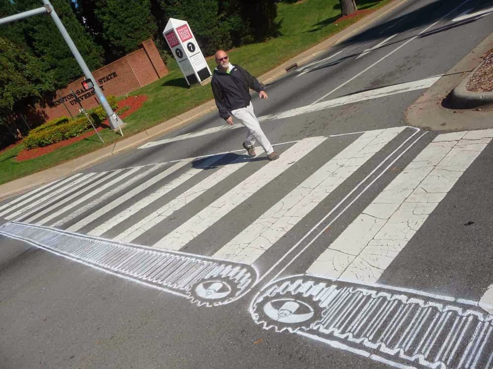 Moving Crosswalk In North Carolina