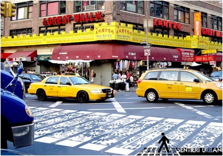 Crosswalk Design Sentieri Art In New York