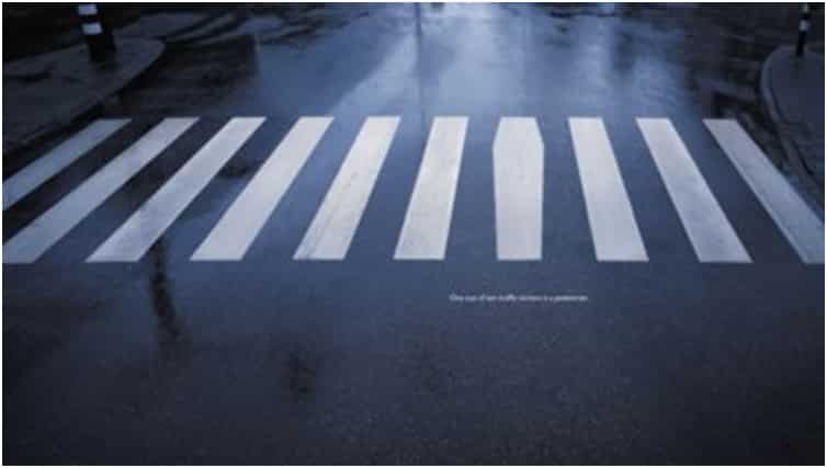 A Somewhat Morbid Crosswalk Add For A Funeral Home