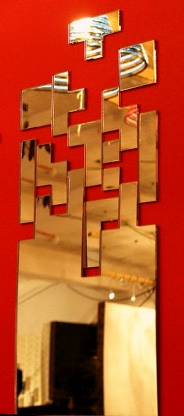 How about these geektastic Tetris-themed mirrors?