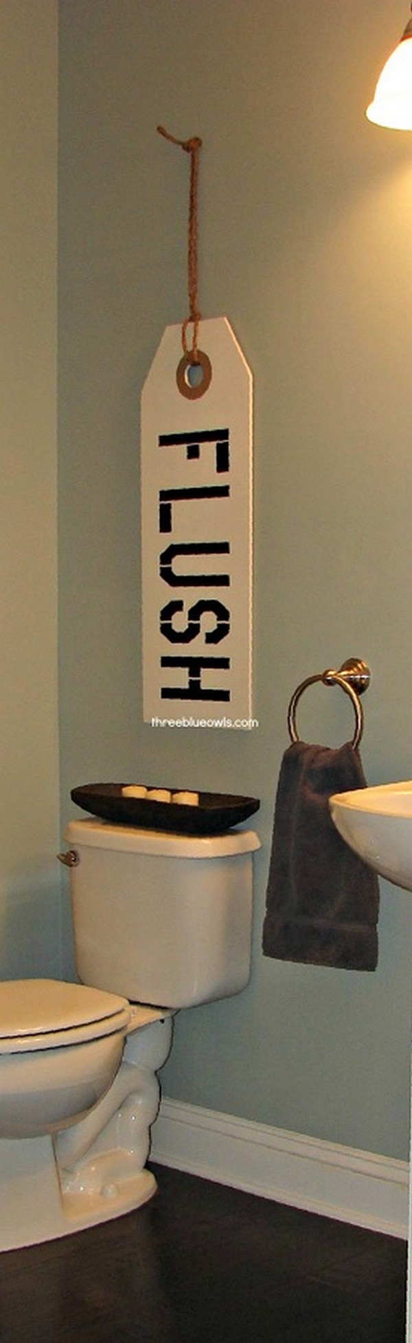 There is no excuse for forgetting to flush now!