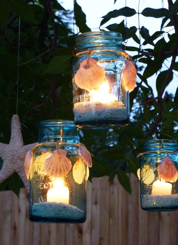 25 Awesome Beach Style Outdoor Living, Beach Themed Outdoor Lighting