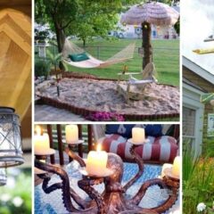25+ Awesome Beach-Style Outdoor Living Ideas For Your Porch & Yard