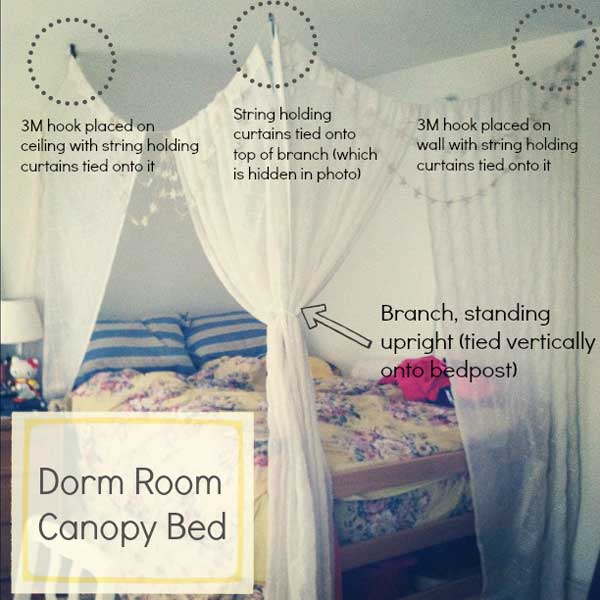 20 Magical Diy Bed Canopy Ideas Will, Bed Canopy Curtains Ideas