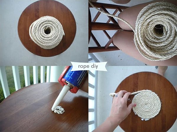 Rope Stool Cover