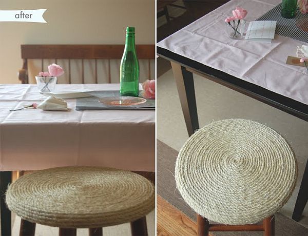 Rope Stool Cover