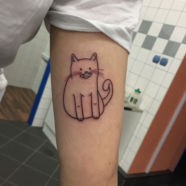 AD-Minimalistic-Cat-Tattoos-71