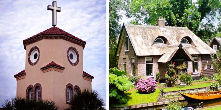 Strange Houses With Human Faces To Ignite Your Creative Side