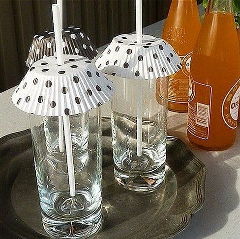 You can also use them to keep your drinks bug-free!