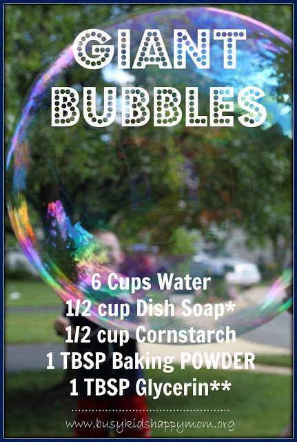 Make giant bubbles!