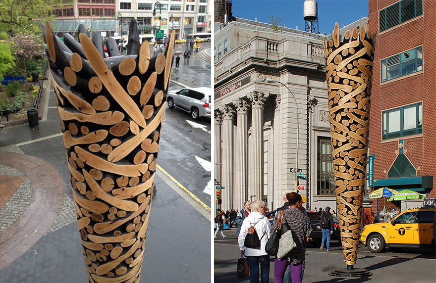Discarded Tree Trunks Turned Into Stunning Wood Sculptures By Jae-Hyo Lee