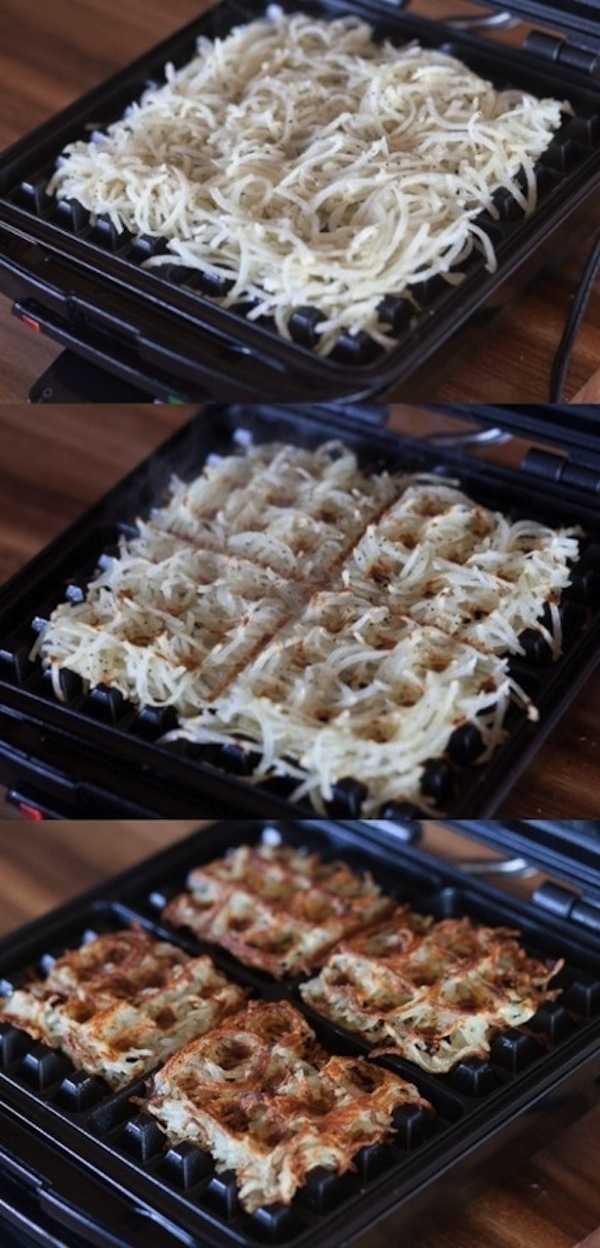 Use A Waffle Iron For Hashbrowns