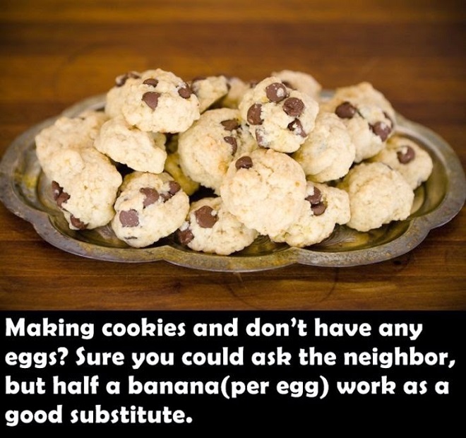 Bake Cookies With Bananas If You Run Out Of Eggs