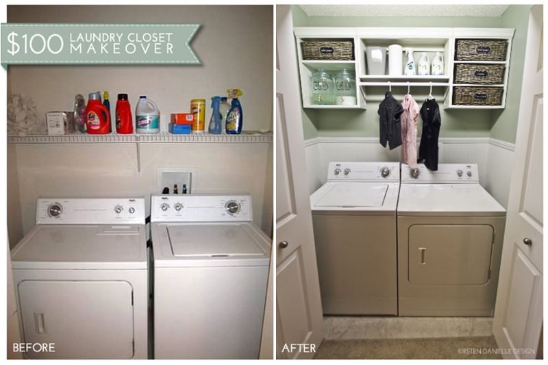 The Laundry Closet That Makes You Want To Wash Your Clothes.