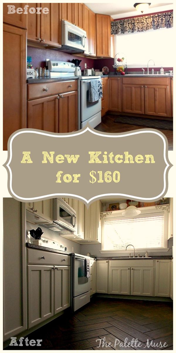 Paint Old Kitchen Cabinets Instead Of Replacing Them.