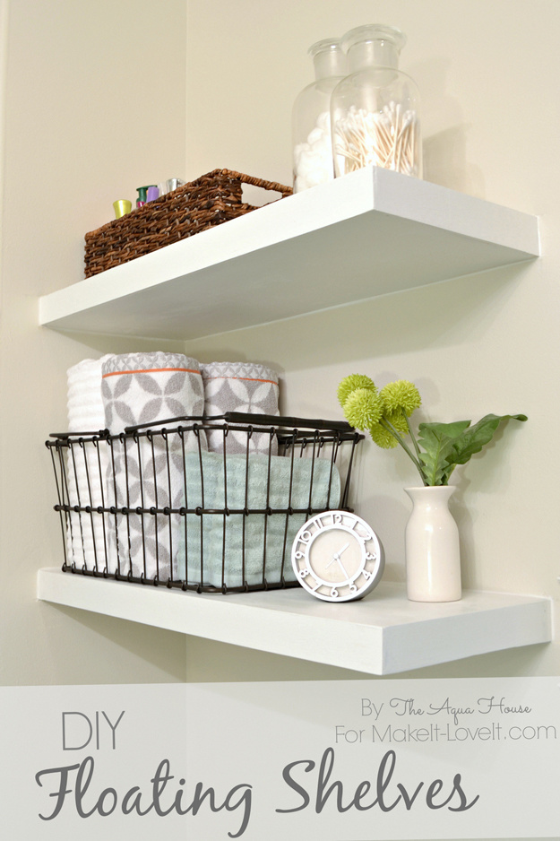 Floating Shelves Do Not Take Up A Lot Of Space.
