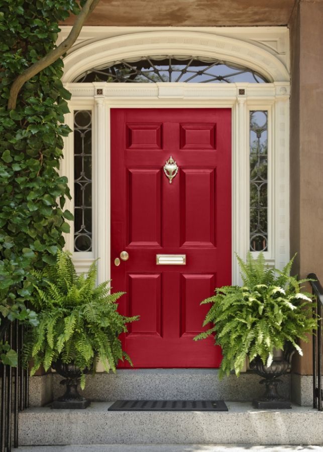 Paint The Front Entry A Vibrant Color.