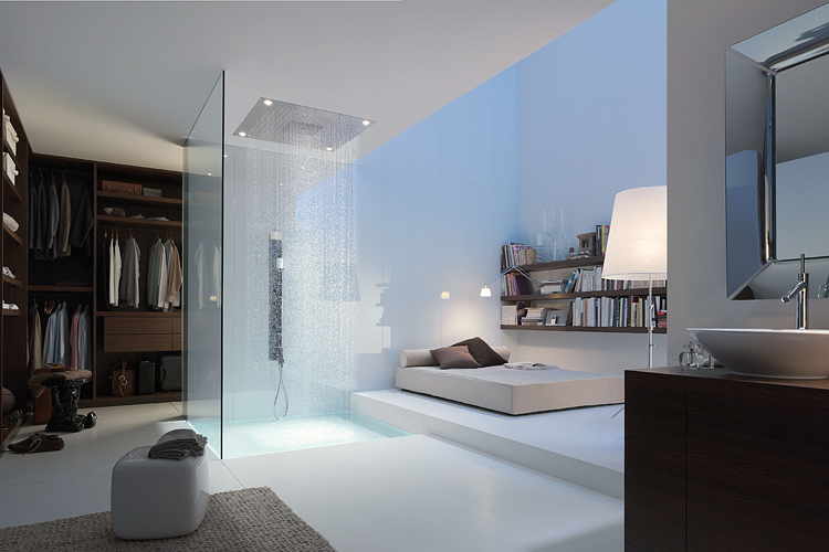 Sweet Walk-In Shower Design No Door - Open Shower