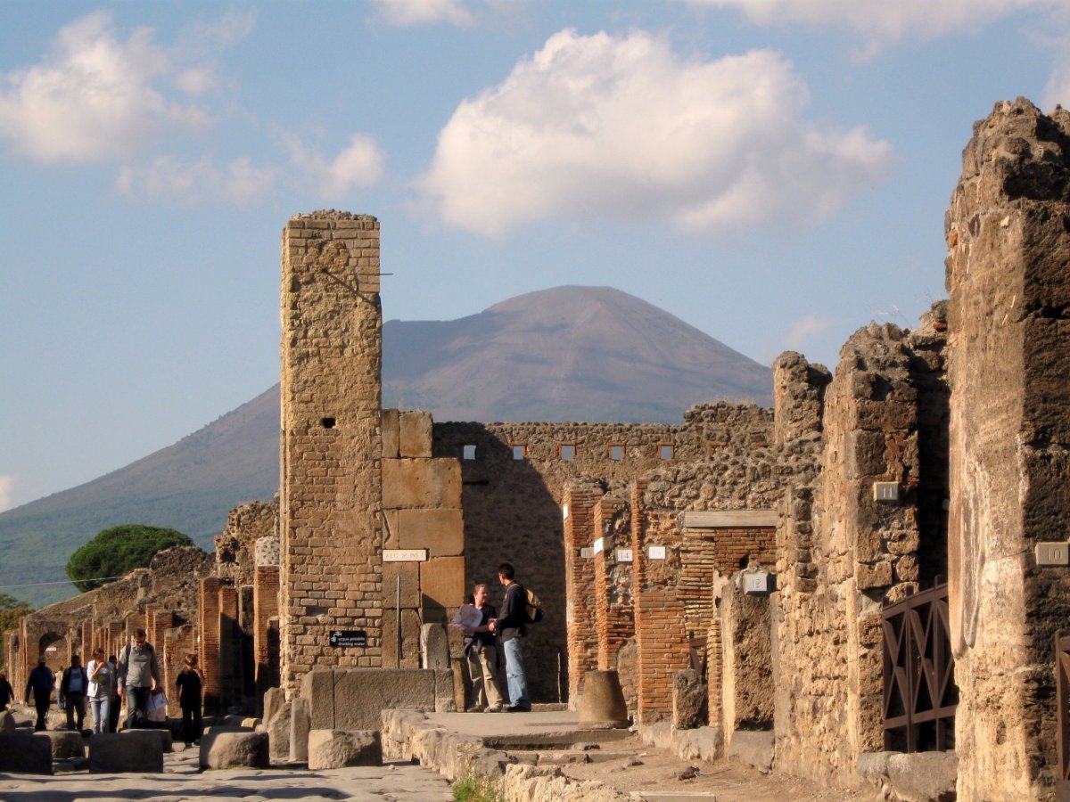 The Ancient Roman City Of Pompeii, Italy