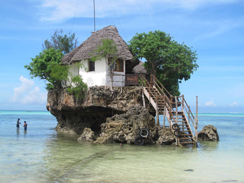 Restaurant On A Rock, The Rock – Zanzibar, Tanzania