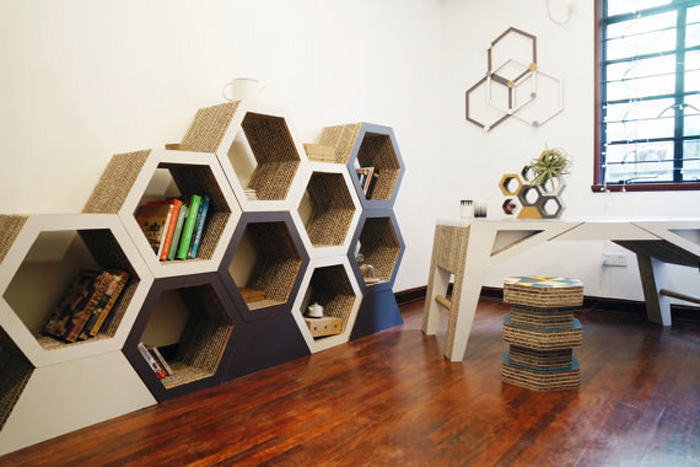 Honeycomb Bookcase