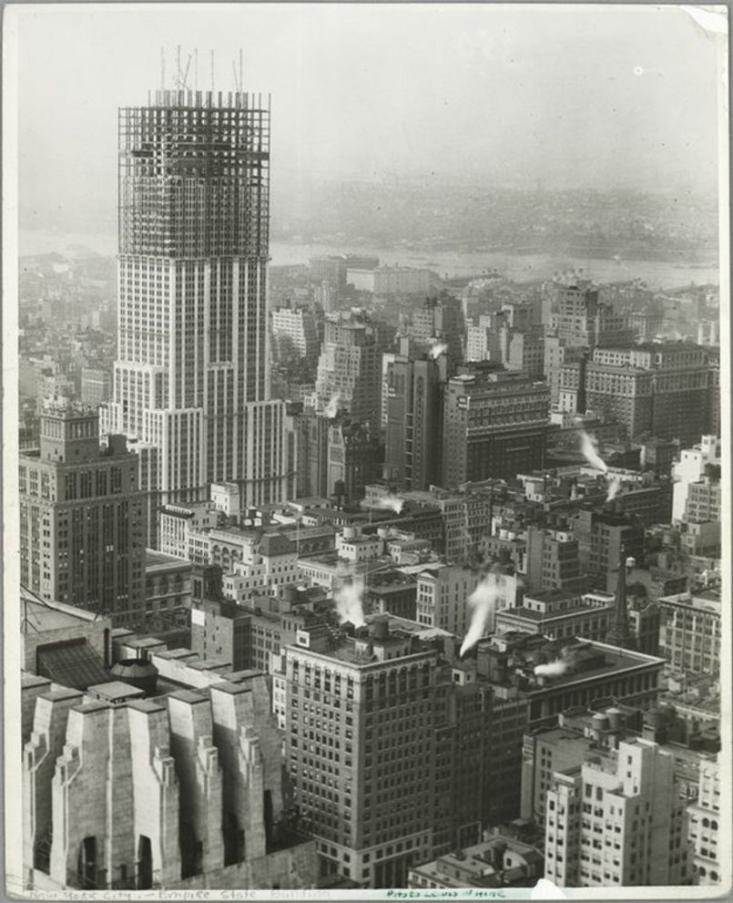 The Empire State Building in 1931.
