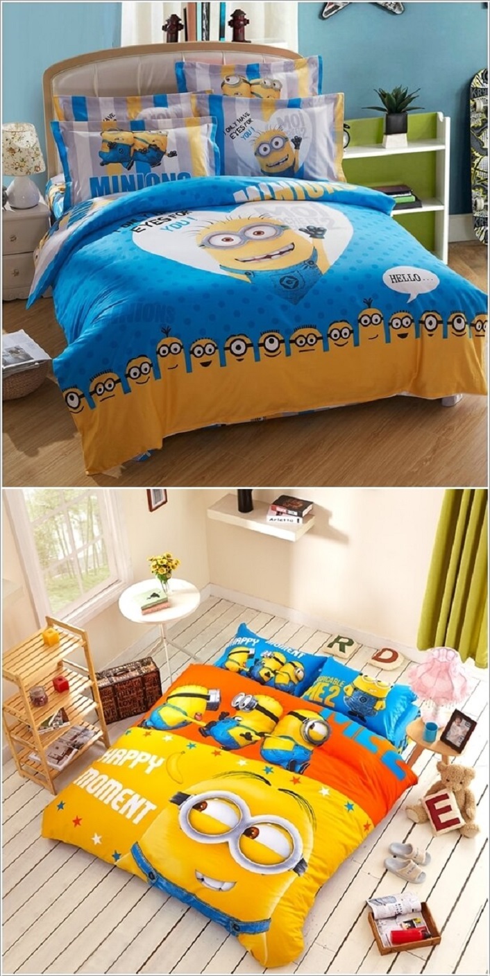For Even More Fun, Get Your Kids a Minions Bedding Set and Make Sleep Time Fun Time
