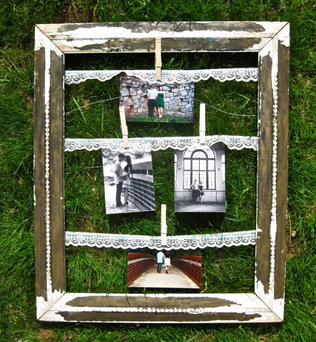 Just When You Thought You’d Seen Every Way A Picture Can Be Framed. See The DIY Here.