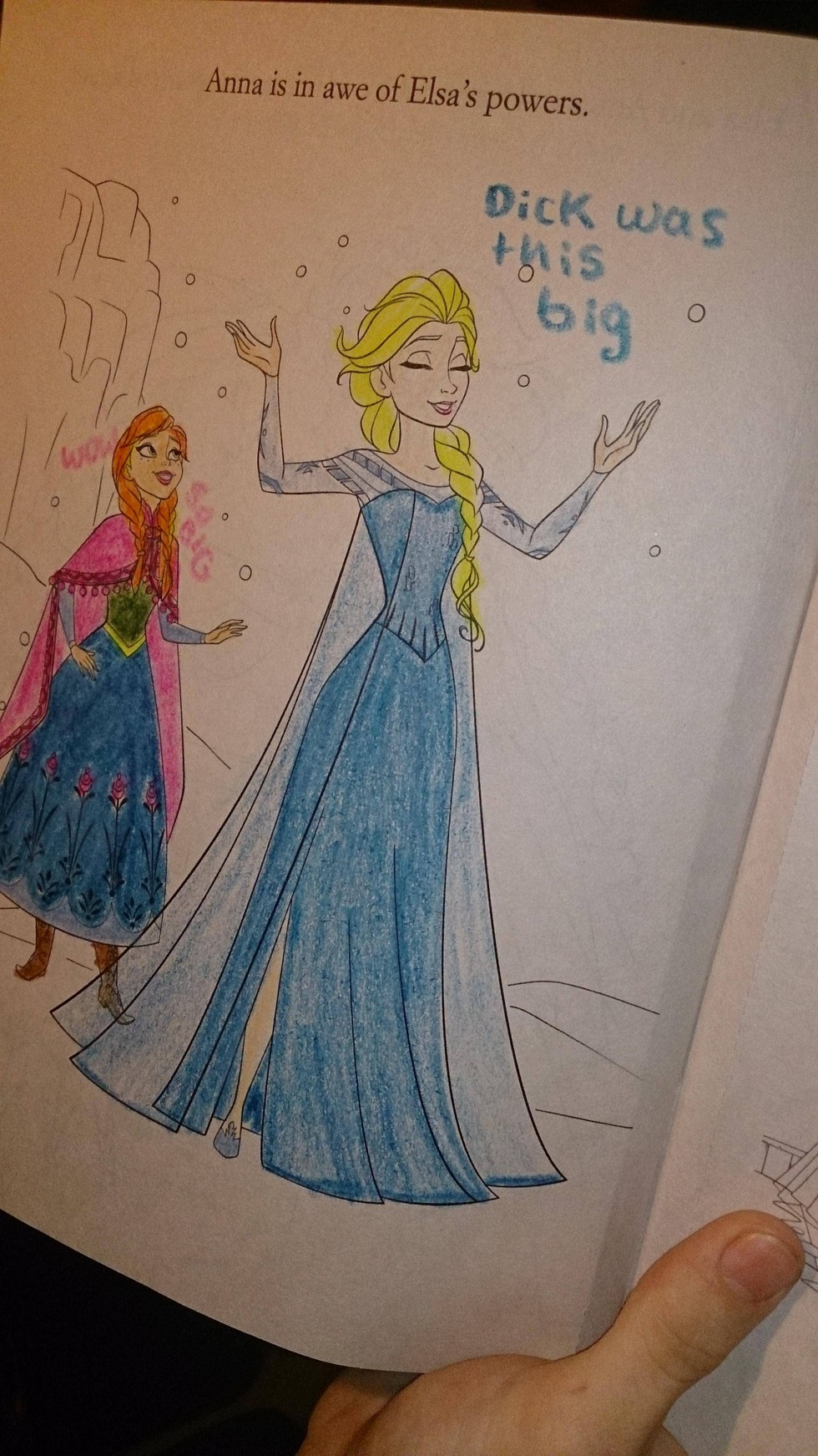 coloring books corrupted center ruin childhood elsa anna found care powers awe wtf january