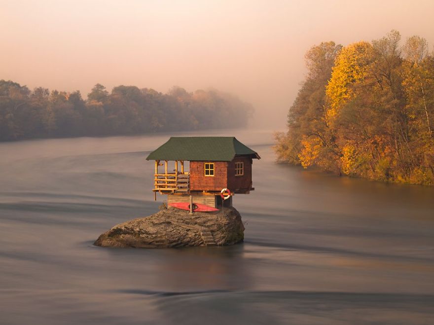 House On Drina River, Serbia