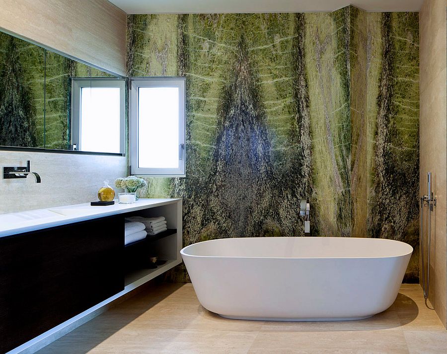 23-AD-Irish-green-marble-creates-a-vivacious-accent-wall-in-the-contemporary-bathroom