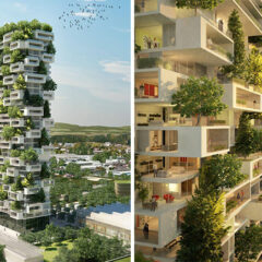 384ft-Tall Apartment Tower To Be World’s First Building Covered In Evergreen Trees