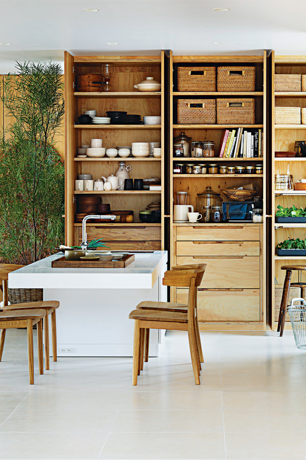 Create storage out of load-bearing elements and lose those pesky walls.