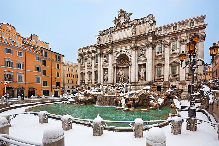 Trevi Fountain, Rome.